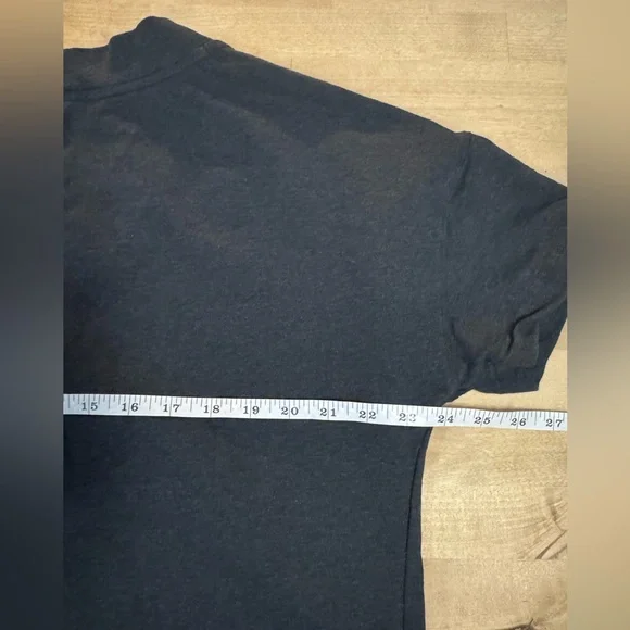 Pact Charcoal-black V-Neck sweatshirt Tee - Picture 7 of 8